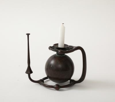 Tiffany Studios Rare Universal Swing Gimbal Candlestick