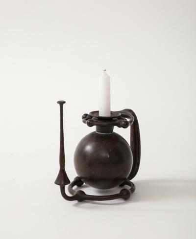 Tiffany Studios Rare Universal Swing Gimbal Candlestick