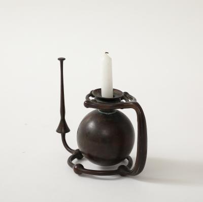 Tiffany Studios Rare Universal Swing Gimbal Candlestick