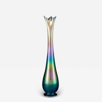 Tiffany Studios Tall Tiffany Studios Favrile Glass Vase for the Alaska Yukon Exposition 1909