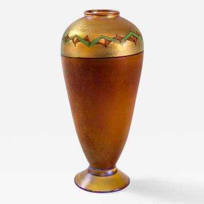 Tiffany Studios Tel el Amarna Glass Pedestal Vase