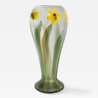 Tiffany Studios Tiffany Favrile Paperweight Daffodil Vase