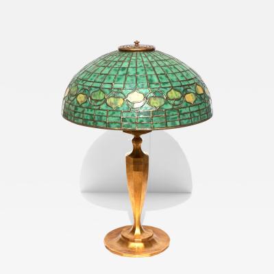 Louis Comfort Tiffany Bronze Damascene Lamp (20th Century)