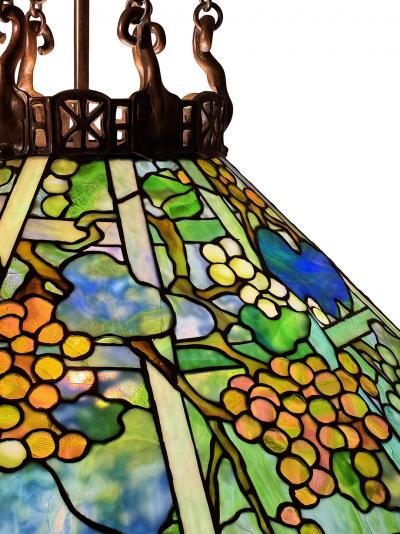 Tiffany Studios Tiffany Studios Chandelier Grapevine Trellis