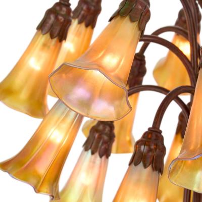 Tiffany Studios Tiffany Studios Eighteen Light Lily Table Lamp