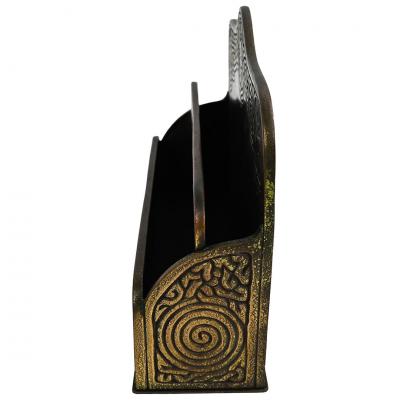 Tiffany Studios Tiffany Studios Gilt Bronze Zodiac Desk Letter Holder Antique Art Nouveau