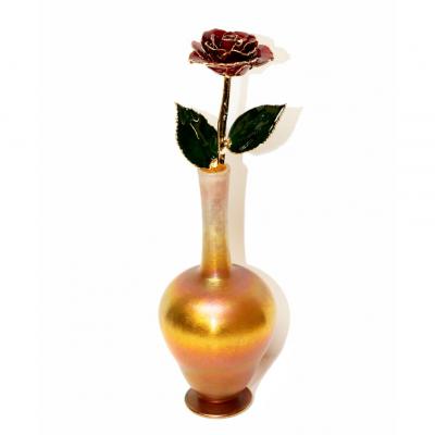 Tiffany Studios Tiffany Studios Gold Favrile Glass Vase