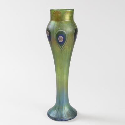 Tiffany Studios Tiffany Studios New York Art Peacock Eye Glass Vase