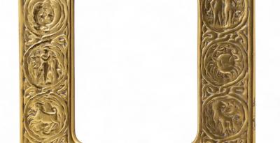 Tiffany Studios Tiffany Studios Zodiac Dore Bronze Easel Calendar Model 943 20th Century