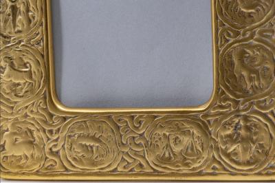 Tiffany Studios Tiffany Studios Zodiac Dore Bronze Easel Calendar Model 943 20th Century