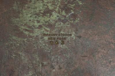 Tiffany Studios Tiffany Studios Zodiac Gilt Bronze Easel Calendar Model 943 circa 1910