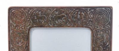 Tiffany Studios Tiffany Studios Zodiac Gilt Bronze Easel Calendar Model 943 circa 1910