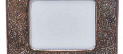 Tiffany Studios Tiffany Studios Zodiac Gilt Bronze Easel Calendar Model 943 circa 1910