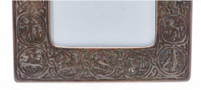 Tiffany Studios Tiffany Studios Zodiac Gilt Bronze Easel Calendar Model 943 circa 1910