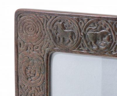 Tiffany Studios Tiffany Studios Zodiac Gilt Bronze Easel Calendar Model 943 circa 1910