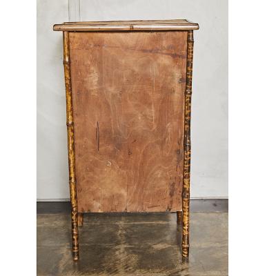 Tiger Bamboo Cabinet with Glass Door
