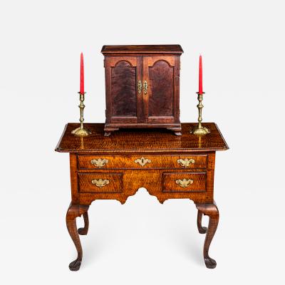 Tiger Maple Queen Anne Dressing Table