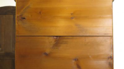 Tiger Maple Secretary Chippendale Style Kurt Richenburg