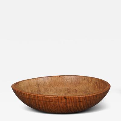 Tiger Maple Wood Bowl