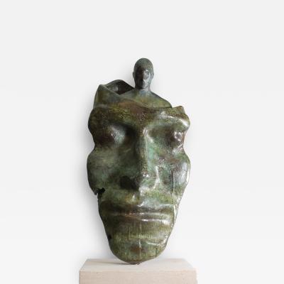 Tim Rawlins Reflective Self Unique Bronze Sculpture