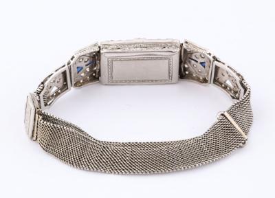 Timeless Flexible Art Deco Bracelet with Floating Diamonds