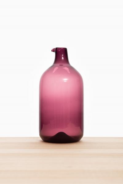 Timo Sarpaneva Bottle Vase Model Pullo Bird Vase Produced by Iittala in Finland