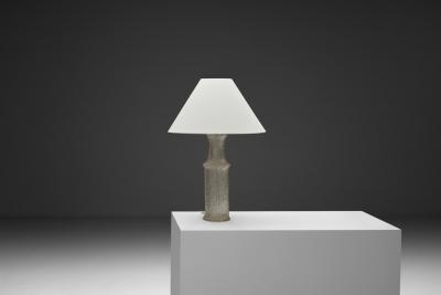 Timo Sarpaneva Glass Table Lamp by Timo Sarpaneva for Lilux Lighting Finland ca 1970s