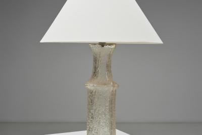 Timo Sarpaneva Glass Table Lamp by Timo Sarpaneva for Lilux Lighting Finland ca 1970s