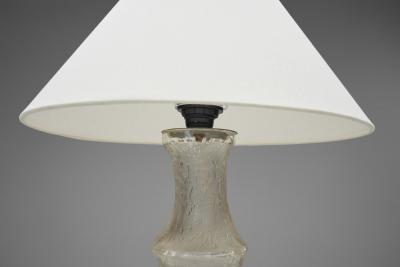 Timo Sarpaneva Glass Table Lamp by Timo Sarpaneva for Lilux Lighting Finland ca 1970s