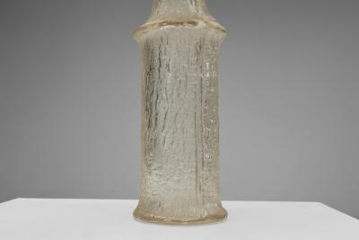 Timo Sarpaneva Glass Table Lamp by Timo Sarpaneva for Lilux Lighting Finland ca 1970s