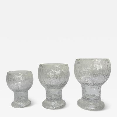 Timo Sarpaneva Iittala Finland Kekkerit Set of 32 Stemware Pieces by Timo Sarpaneva Mid Century