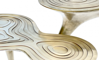 Timothy Schreiber Ice Occasional Tables by Timothy Schreiber