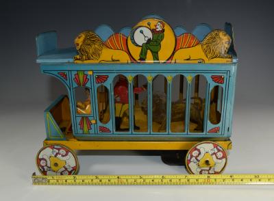 Tin Toy Circus Truck Ferdinand Strauss Big Show Circus 1930