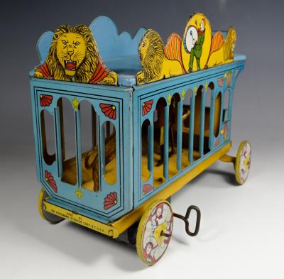 Tin Toy Circus Truck Ferdinand Strauss Big Show Circus 1930