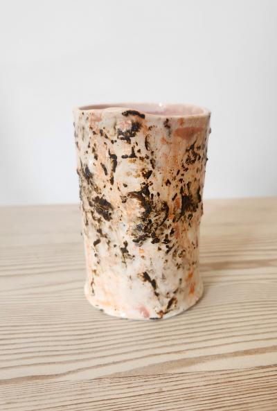 Tina Langhoff Tina Langhoff Pink Ceramic Bud Vase