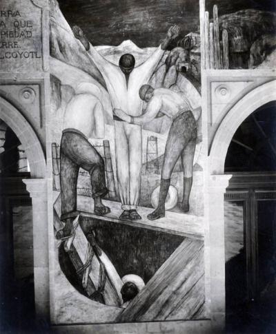 Tina Modotti Diego Rivera Mural Inferno 