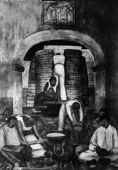 Tina Modotti Diego Rivera Mural The Potters 