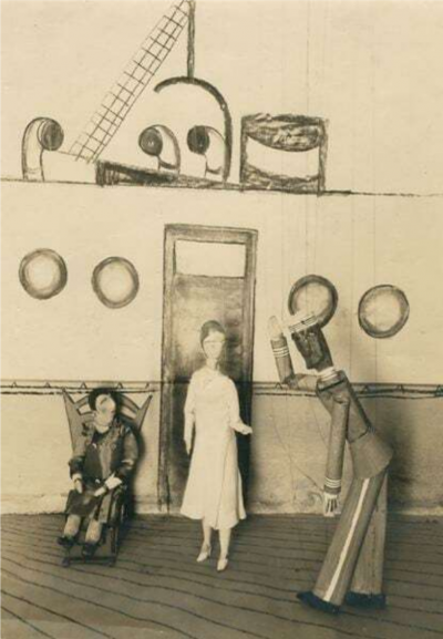 Tina Modotti Three Puppets in a Ship Setting 1929