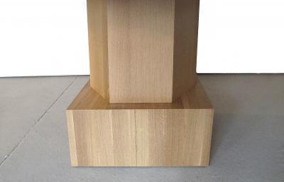Tinatin Kilaberidze Pentagonal Dining Center table by Tinatin Kilaberidze