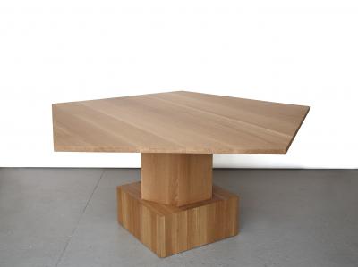 Tinatin Kilaberidze Pentagonal Dining Center table by Tinatin Kilaberidze