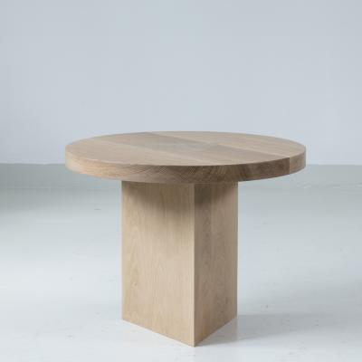 Tinatin Kilaberidze Round Side Table by Tinatin Kilaberidze in Oak