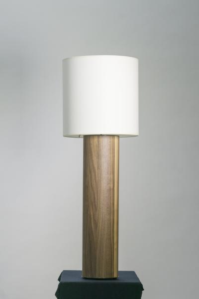 Tinatin Kilaberidze Walnut Table Lamp by Tinatin Kilaberidze
