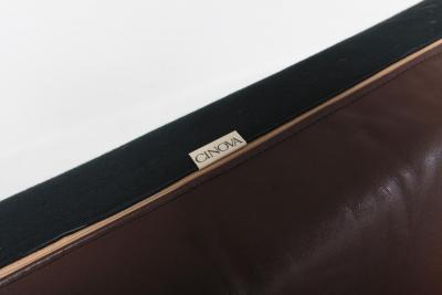 Tito Agnoli Daybed Sofa 711 by Tito Agnoli for Cinova in Brown Leather