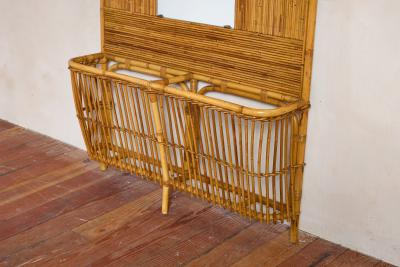 Tito Agnoli French Bamboo Coat Rack