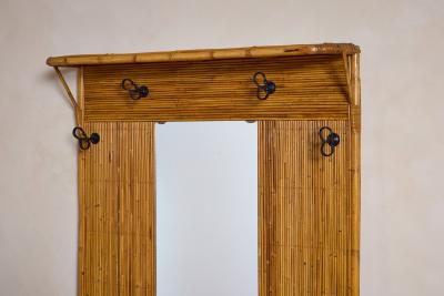 Tito Agnoli French Bamboo Coat Rack
