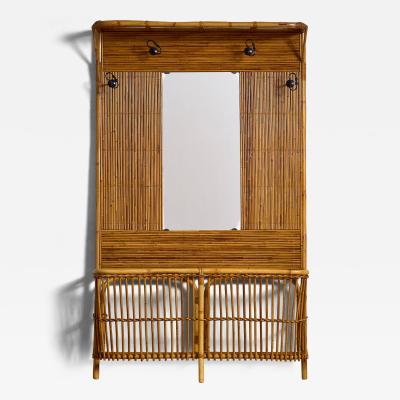 Tito Agnoli French Bamboo Coat Rack
