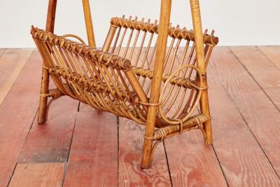 Tito Agnoli ITALIAN BAMBOO MAGAZINE RACK