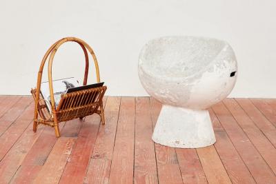 Tito Agnoli ITALIAN BAMBOO MAGAZINE RACK