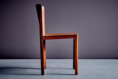 Tito Agnoli Leather Chair by Tito Agnoli for Matteo Grassi