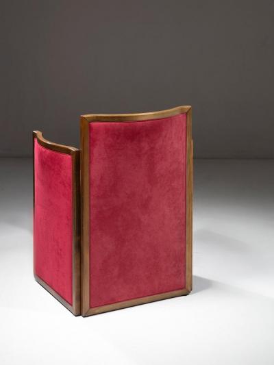 Tito Agnoli Pair of Armchairs by Tito Agnoli for La Linea